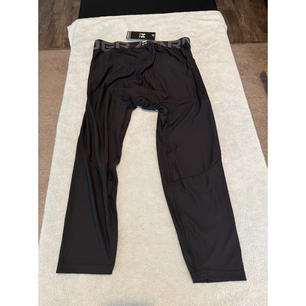 Under Armour HeatGear Compression 3/4 Leggings Men’s X-Large Black New With Tags